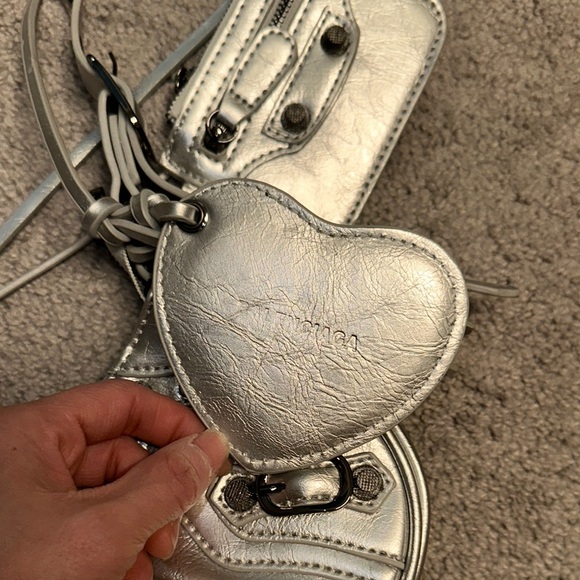 Silver designerWomen's Shoulder Bag - Picture 2 of 4